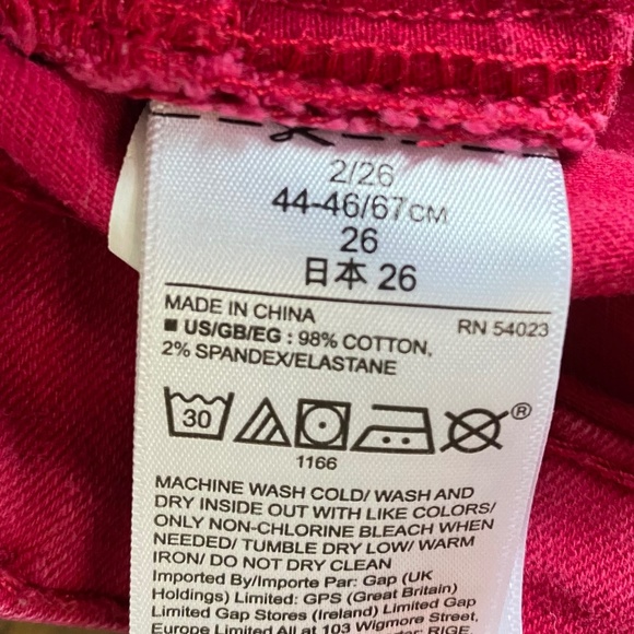 GAP Pink Denim Leggings - Picture 5 of 7